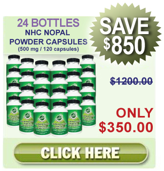 Existing Client Special - 24 Bottles Nopal (120 caps / 500 mg)